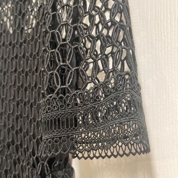 BARDOT BLACK MESH DRESS - Picture 7 of 8